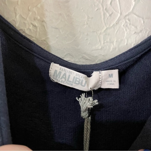 Barefoot Dreams Malibu Collection Luxe Collection Wide Leg Jumpsuit in Indigo - Picture 11 of 13